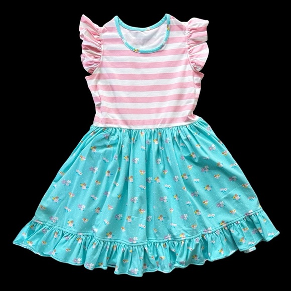 merce & me Other - Merce & Me sz 7 8 cotton twirl summer dress NWOT floral comfortable girls 522